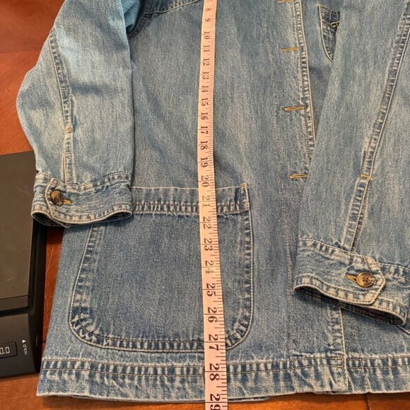 VTG Cabin Creek Jean Barn Coat Shacket Sz Medium Women's Thick Button Up - Picture 7 of 10